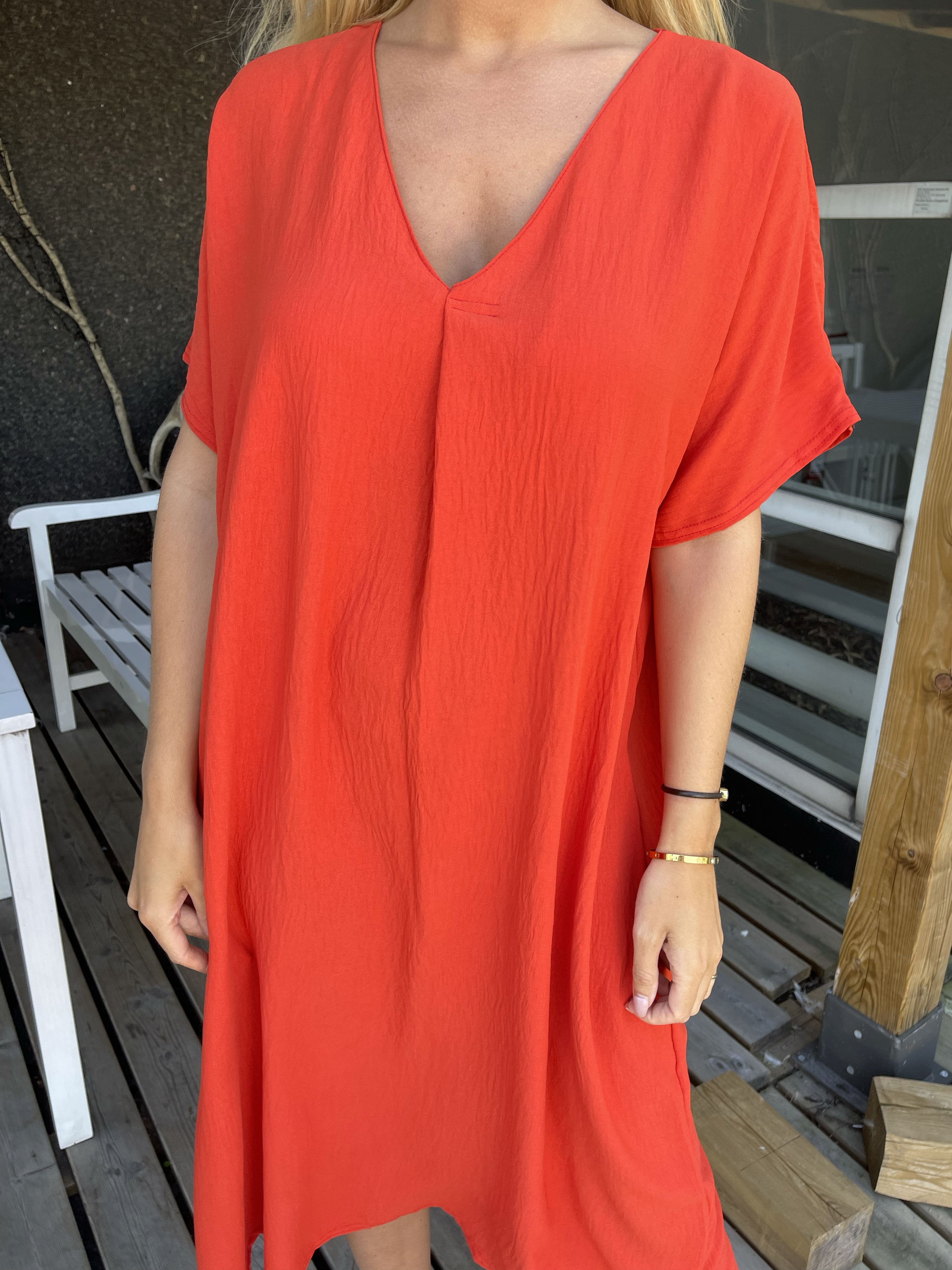 Magga - Lang simpel t-shirt kjole